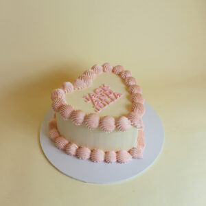 heart cake, vintage cake, birthday cake