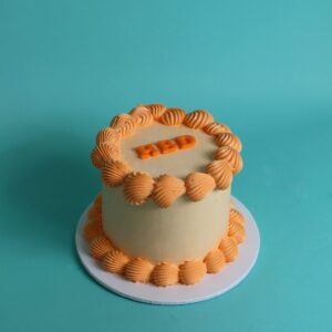 mini cake, vintage cake, retro cake, birthday cake