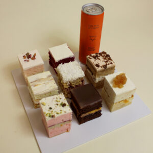 Eight signature cake flavours inside the What Froggy Bakes tasting box